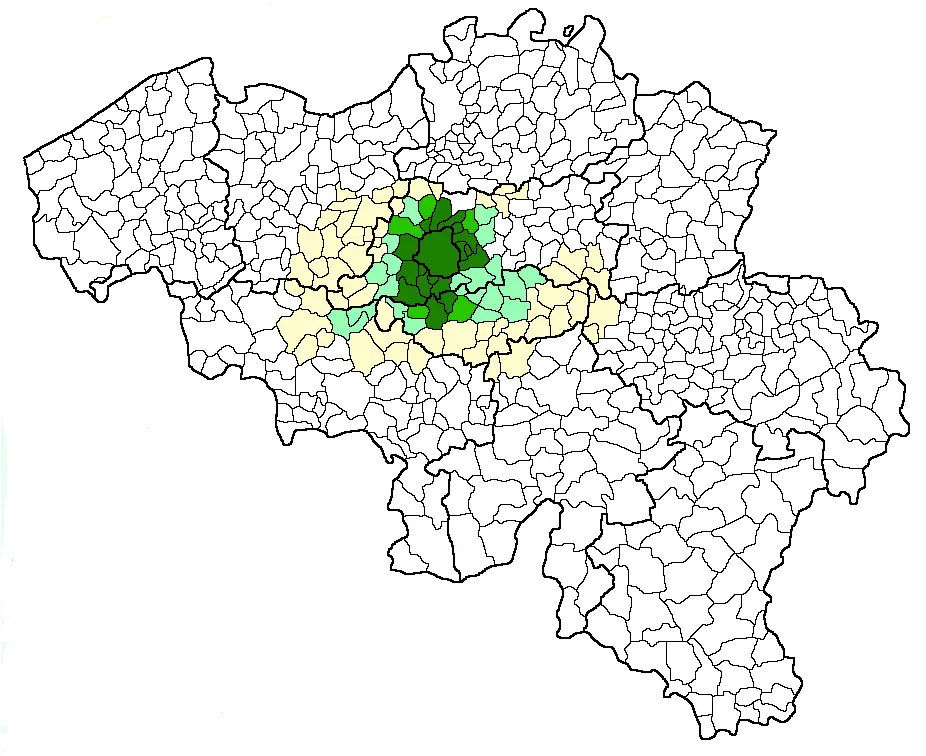 Vue de Bruxelles, Bruxelles-Capitale