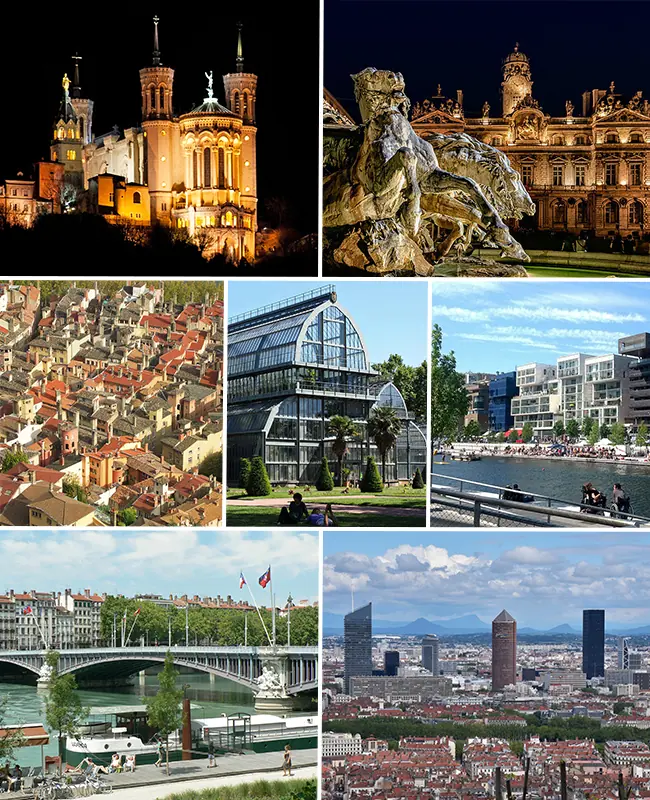 Vue de Lyon, Auvergne-Rhône-Alpes