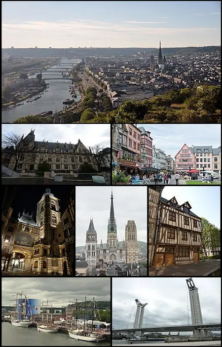 Vue de Rouen, Normandie