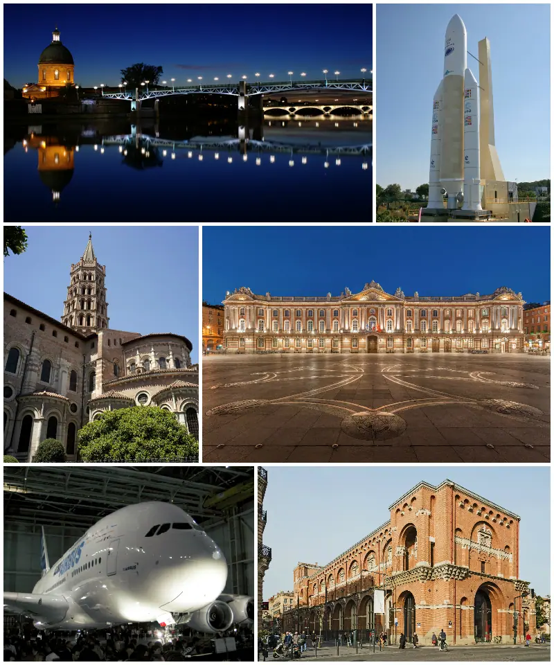 Vue de Toulouse, Occitanie